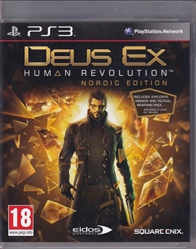 Deus Ex - Human Revolution - PS3 (B Grade) (Genbrug)Deus Ex - Human Revolution - Nordic Edition - PS3 (B Grade) (Genbrug)